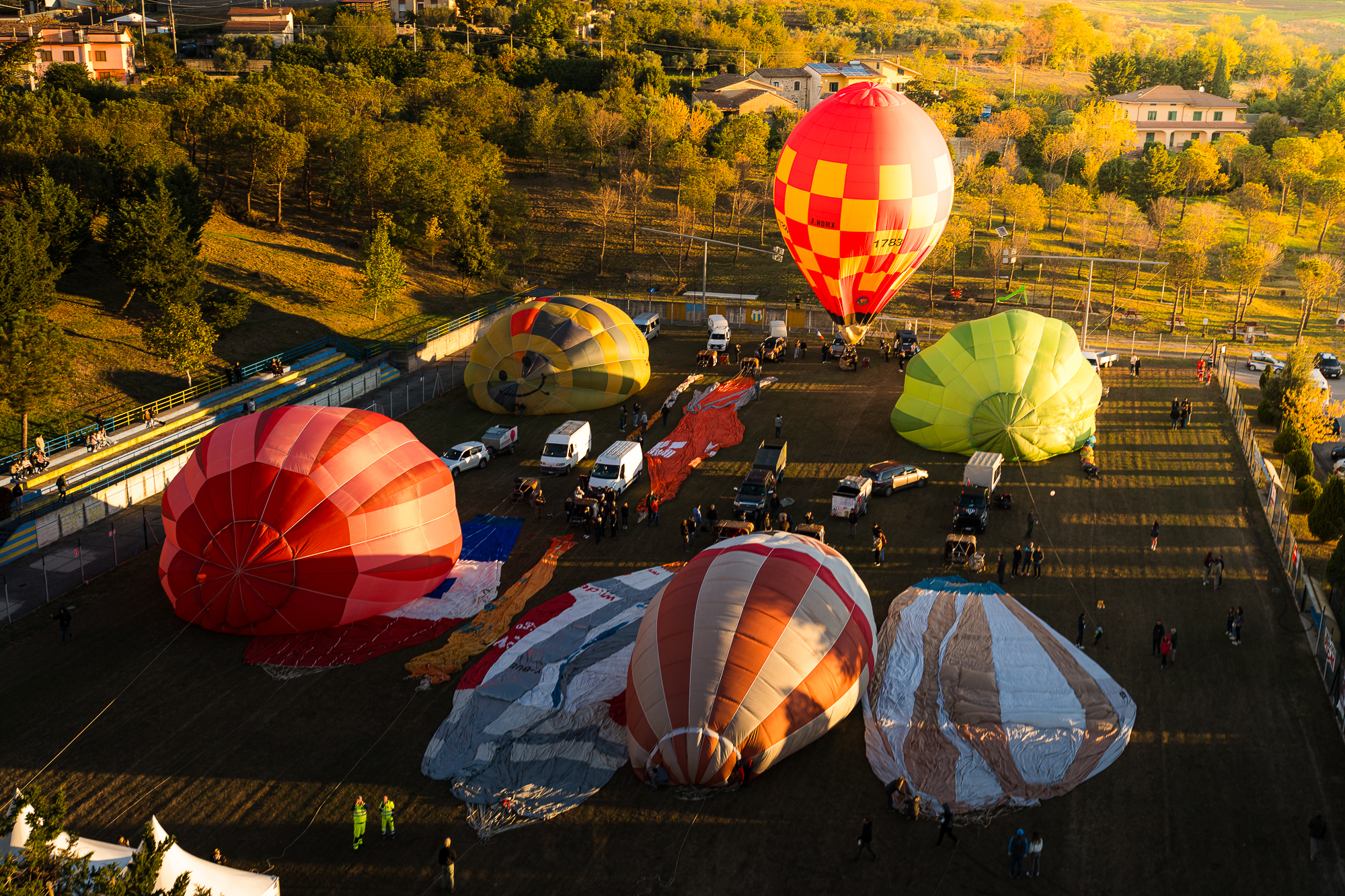 Volo Vincolato in Mongolfiera – Campo Sportivo